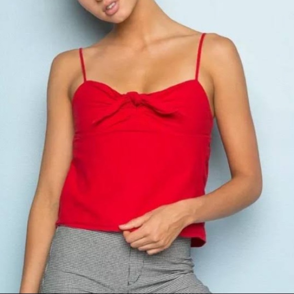 Brandy Melville Red Sasha Top